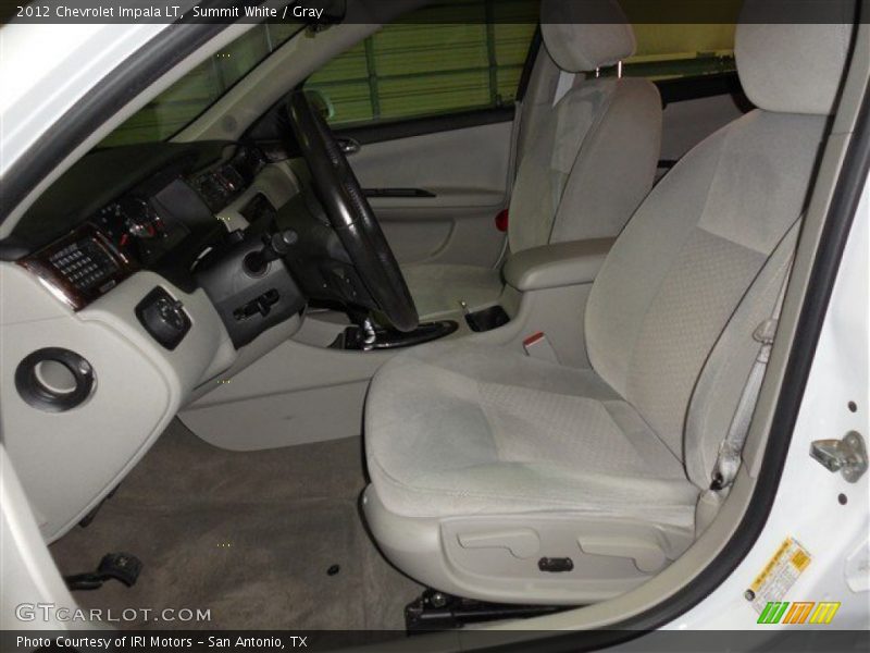 Summit White / Gray 2012 Chevrolet Impala LT