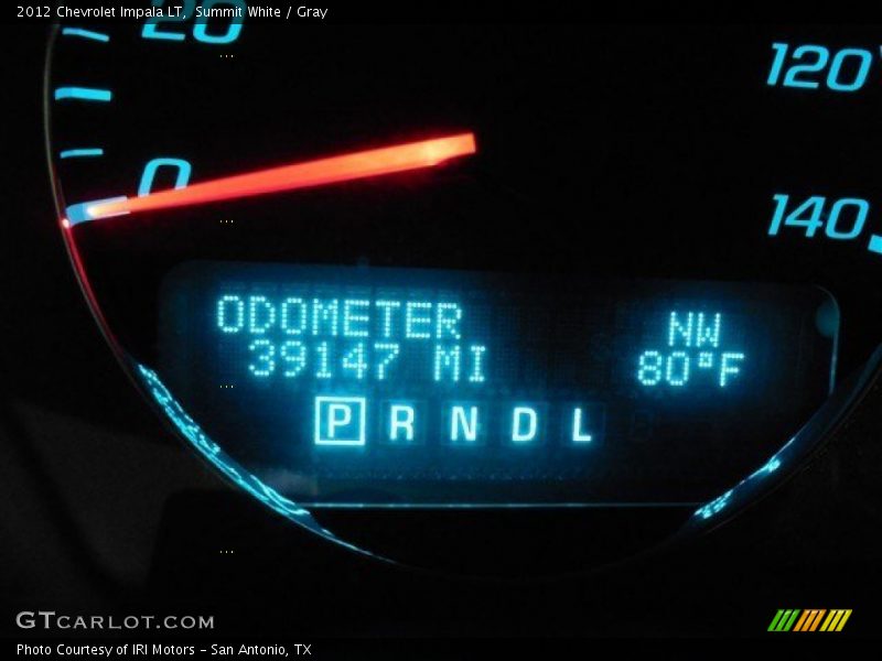 Summit White / Gray 2012 Chevrolet Impala LT