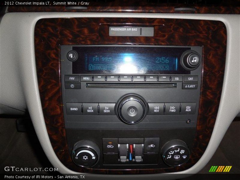 Summit White / Gray 2012 Chevrolet Impala LT