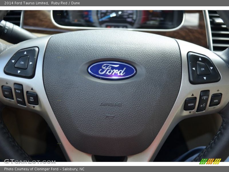 Ruby Red / Dune 2014 Ford Taurus Limited
