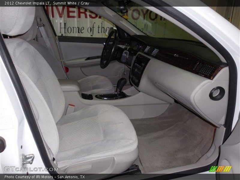 Summit White / Gray 2012 Chevrolet Impala LT