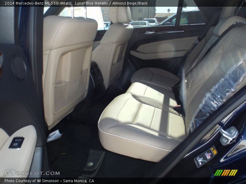 Rear Seat of 2014 ML 550 4Matic