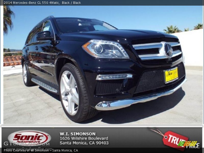 Black / Black 2014 Mercedes-Benz GL 550 4Matic