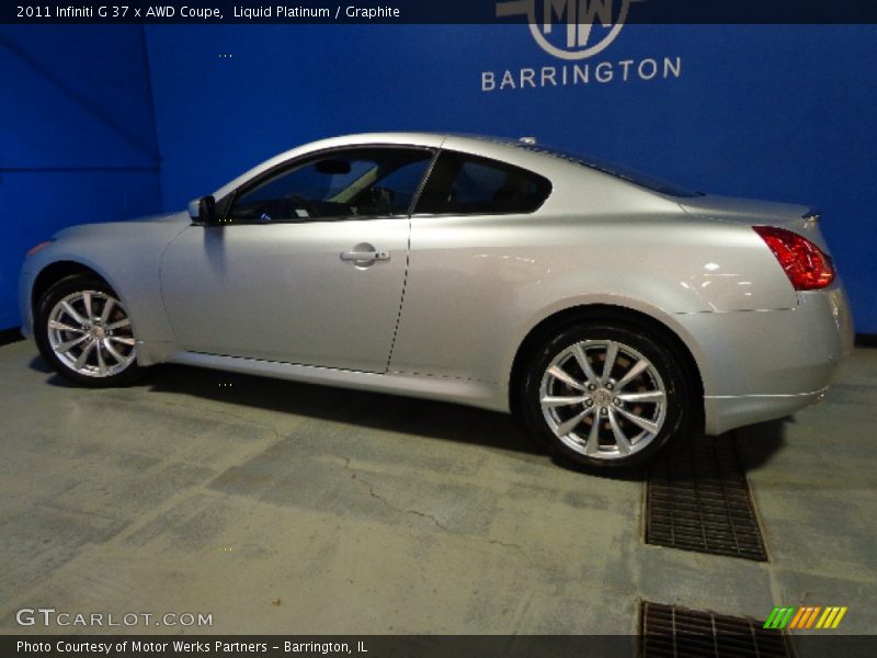 Liquid Platinum / Graphite 2011 Infiniti G 37 x AWD Coupe