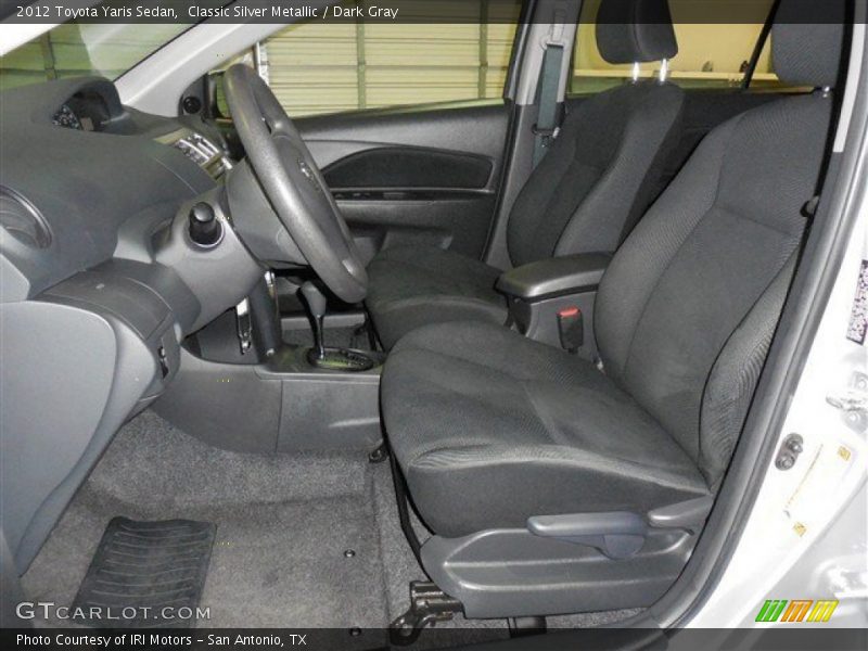 Classic Silver Metallic / Dark Gray 2012 Toyota Yaris Sedan