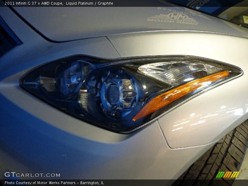 Liquid Platinum / Graphite 2011 Infiniti G 37 x AWD Coupe