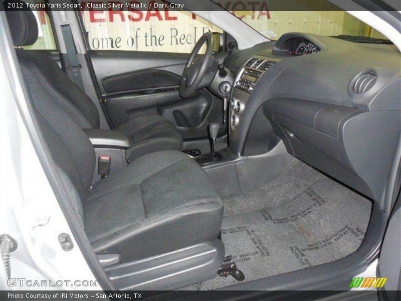Classic Silver Metallic / Dark Gray 2012 Toyota Yaris Sedan