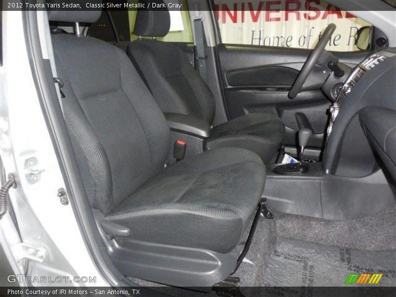 Classic Silver Metallic / Dark Gray 2012 Toyota Yaris Sedan