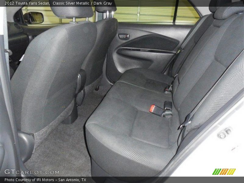 Classic Silver Metallic / Dark Gray 2012 Toyota Yaris Sedan