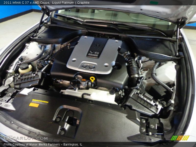 Liquid Platinum / Graphite 2011 Infiniti G 37 x AWD Coupe