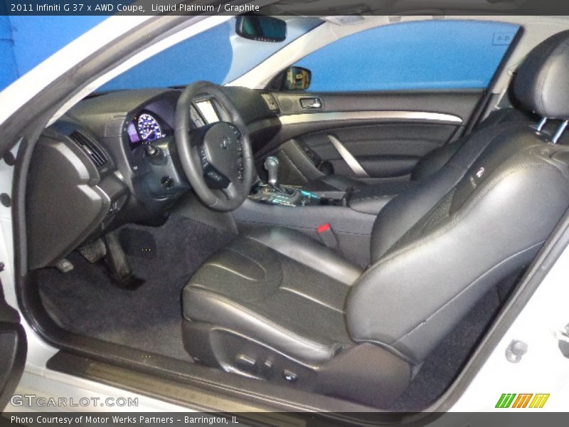 Liquid Platinum / Graphite 2011 Infiniti G 37 x AWD Coupe