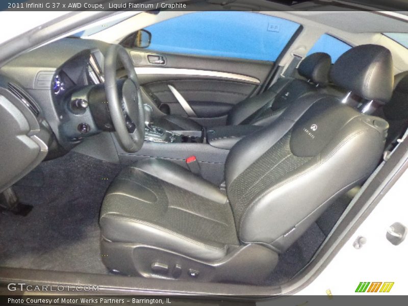 Liquid Platinum / Graphite 2011 Infiniti G 37 x AWD Coupe