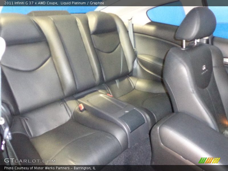 Liquid Platinum / Graphite 2011 Infiniti G 37 x AWD Coupe