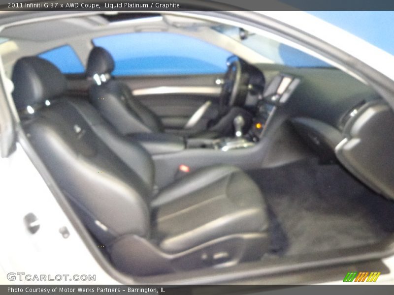Liquid Platinum / Graphite 2011 Infiniti G 37 x AWD Coupe
