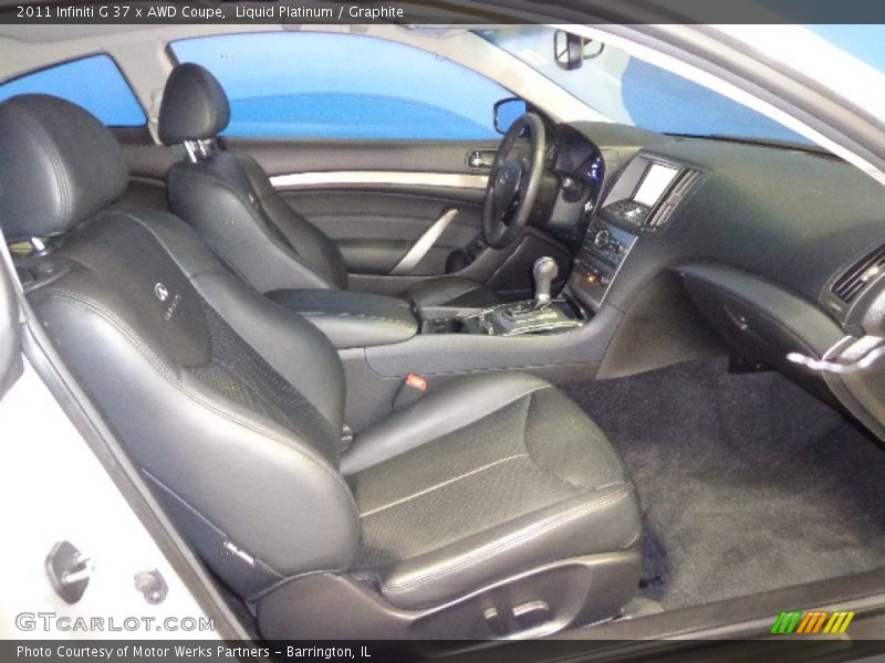 Liquid Platinum / Graphite 2011 Infiniti G 37 x AWD Coupe