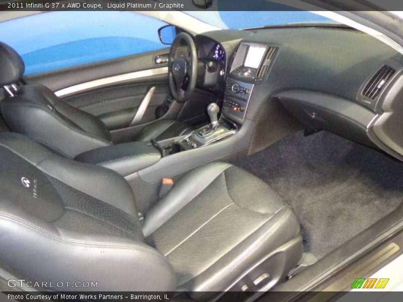Liquid Platinum / Graphite 2011 Infiniti G 37 x AWD Coupe