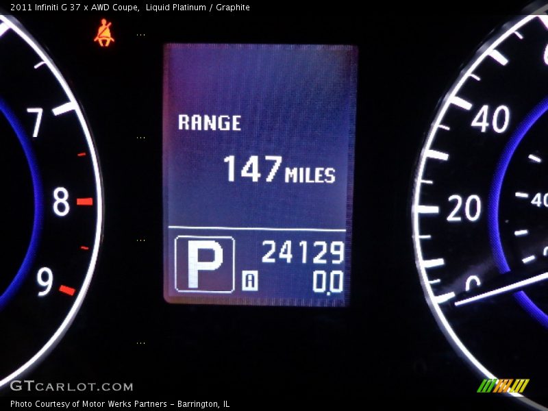 Liquid Platinum / Graphite 2011 Infiniti G 37 x AWD Coupe
