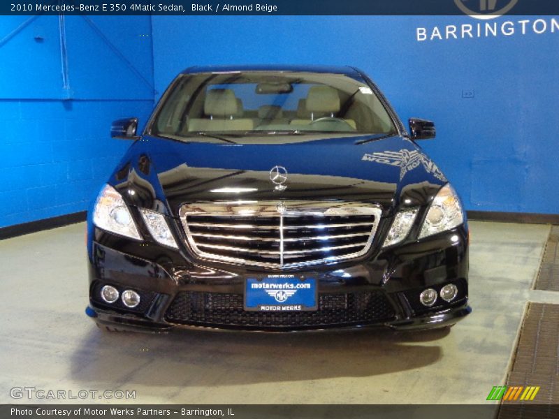 Black / Almond Beige 2010 Mercedes-Benz E 350 4Matic Sedan