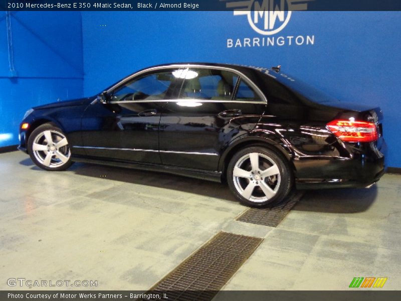 Black / Almond Beige 2010 Mercedes-Benz E 350 4Matic Sedan