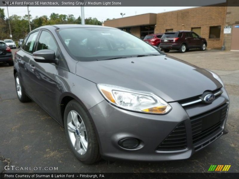 Sterling Gray / Medium Light Stone 2014 Ford Focus SE Hatchback