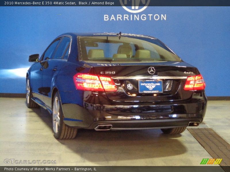 Black / Almond Beige 2010 Mercedes-Benz E 350 4Matic Sedan