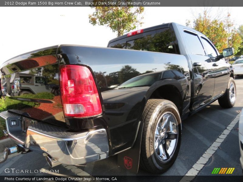 Black / Dark Slate Gray/Medium Graystone 2012 Dodge Ram 1500 Big Horn Crew Cab