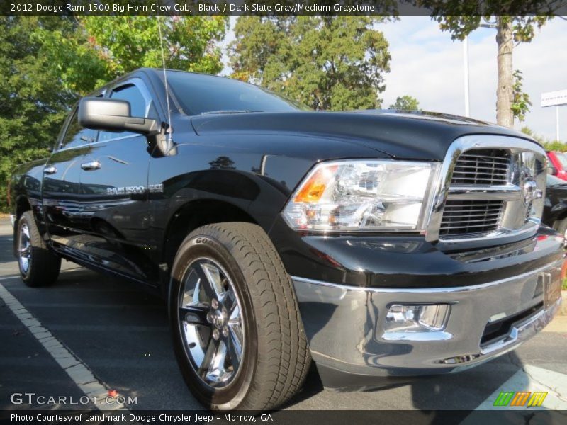 Black / Dark Slate Gray/Medium Graystone 2012 Dodge Ram 1500 Big Horn Crew Cab