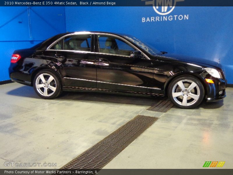 Black / Almond Beige 2010 Mercedes-Benz E 350 4Matic Sedan