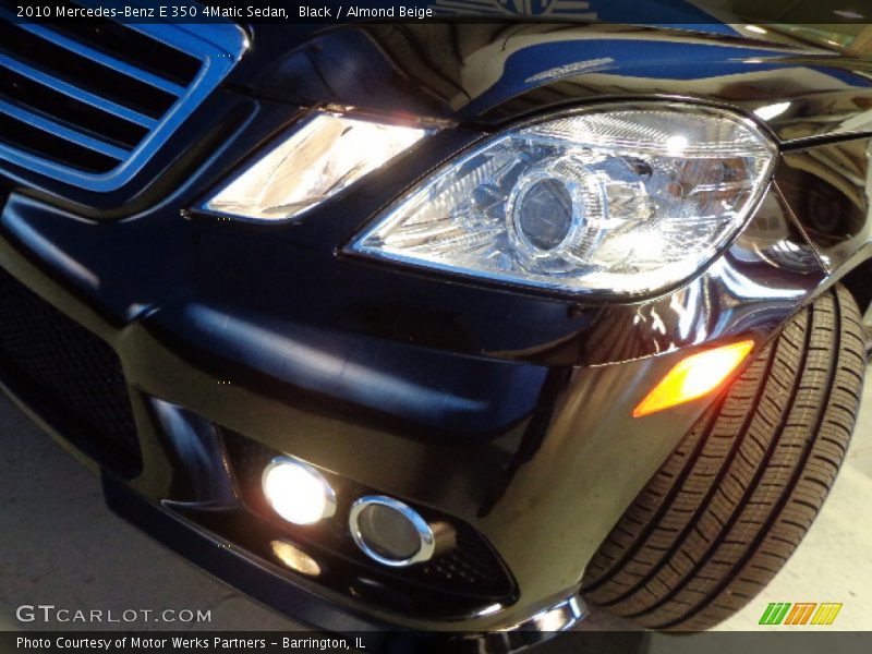 Black / Almond Beige 2010 Mercedes-Benz E 350 4Matic Sedan