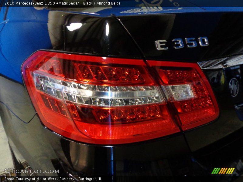 Black / Almond Beige 2010 Mercedes-Benz E 350 4Matic Sedan