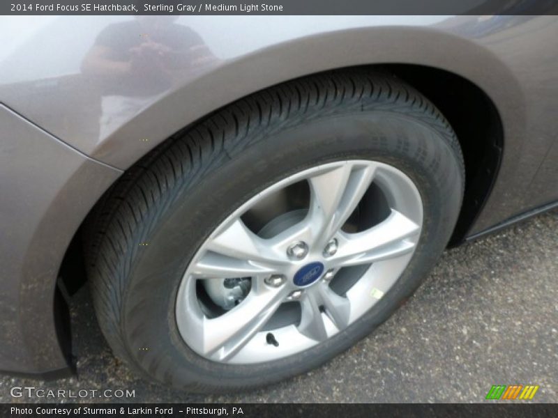 Sterling Gray / Medium Light Stone 2014 Ford Focus SE Hatchback