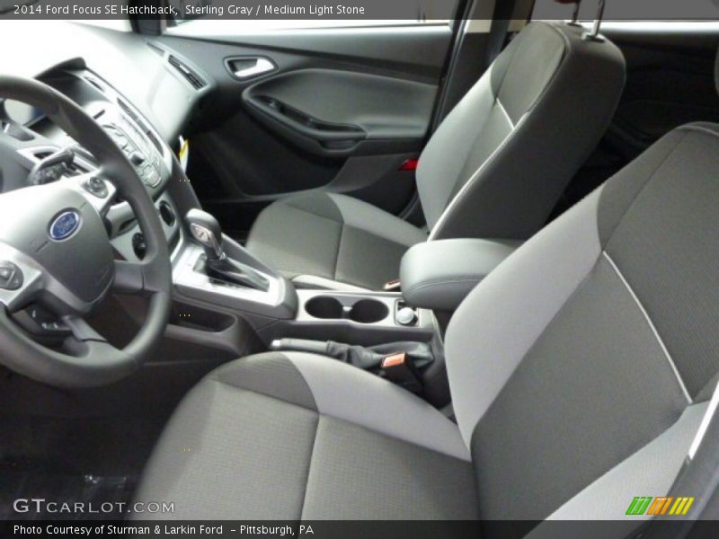Sterling Gray / Medium Light Stone 2014 Ford Focus SE Hatchback