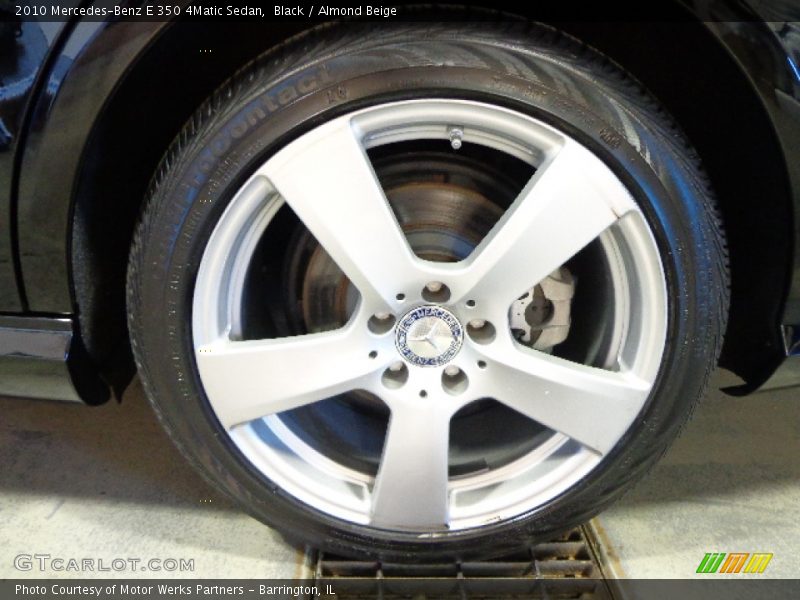 Black / Almond Beige 2010 Mercedes-Benz E 350 4Matic Sedan