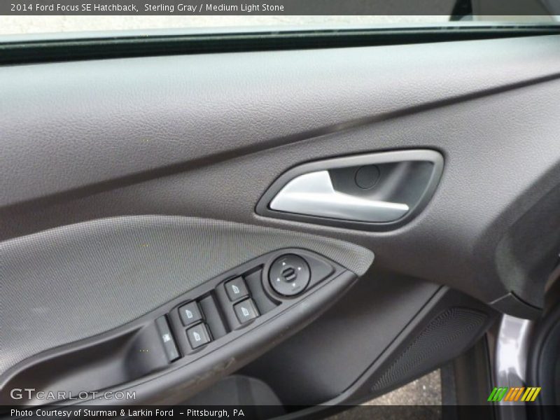 Sterling Gray / Medium Light Stone 2014 Ford Focus SE Hatchback