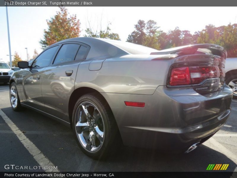 Tungsten Metallic / Black 2012 Dodge Charger SE