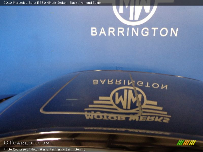 Black / Almond Beige 2010 Mercedes-Benz E 350 4Matic Sedan