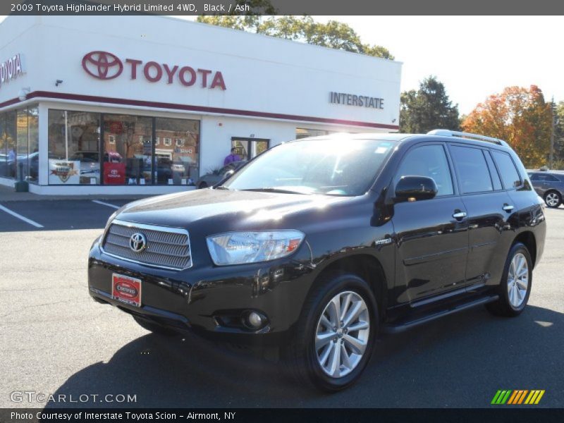 Black / Ash 2009 Toyota Highlander Hybrid Limited 4WD