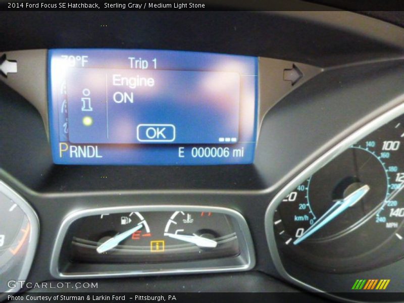 Sterling Gray / Medium Light Stone 2014 Ford Focus SE Hatchback