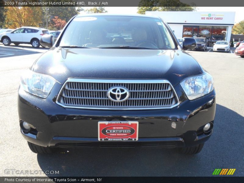 Black / Ash 2009 Toyota Highlander Hybrid Limited 4WD