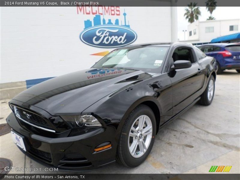 Black / Charcoal Black 2014 Ford Mustang V6 Coupe