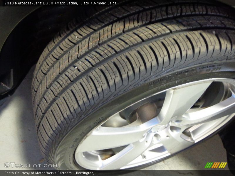 Black / Almond Beige 2010 Mercedes-Benz E 350 4Matic Sedan