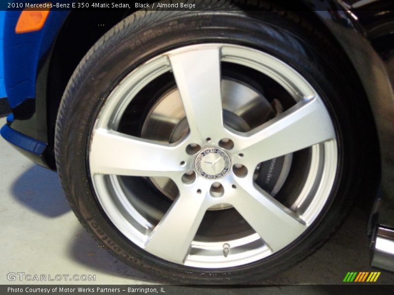 Black / Almond Beige 2010 Mercedes-Benz E 350 4Matic Sedan