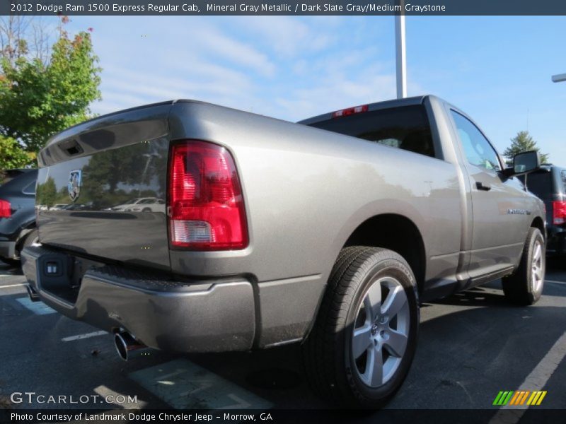 Mineral Gray Metallic / Dark Slate Gray/Medium Graystone 2012 Dodge Ram 1500 Express Regular Cab