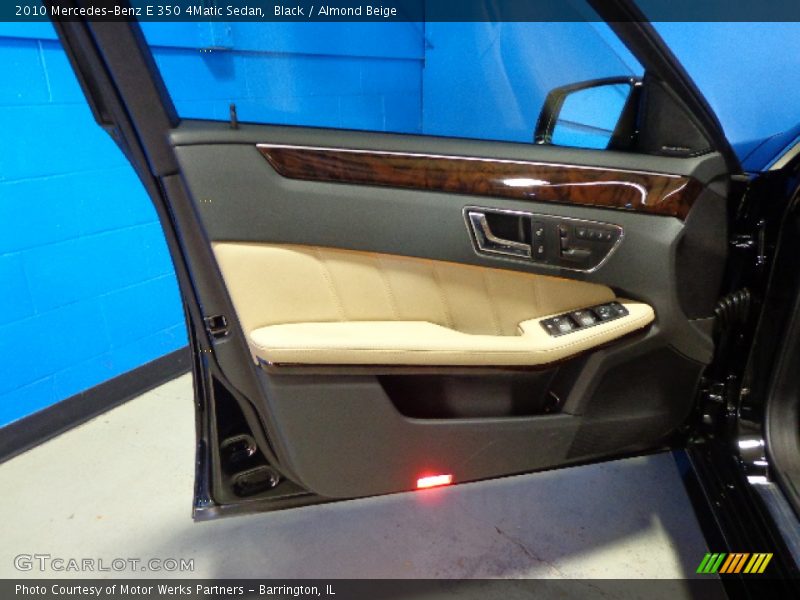 Black / Almond Beige 2010 Mercedes-Benz E 350 4Matic Sedan