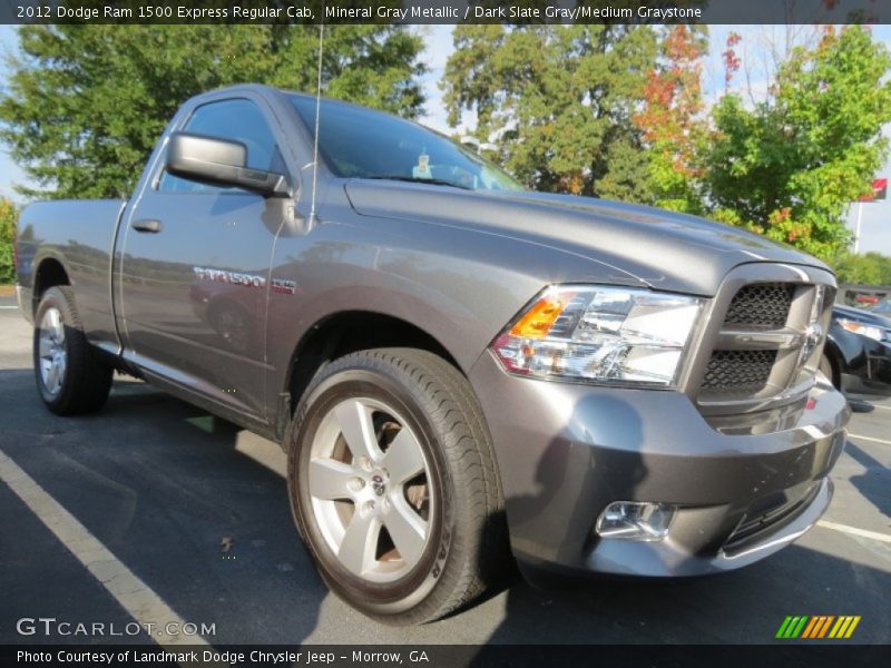 Mineral Gray Metallic / Dark Slate Gray/Medium Graystone 2012 Dodge Ram 1500 Express Regular Cab