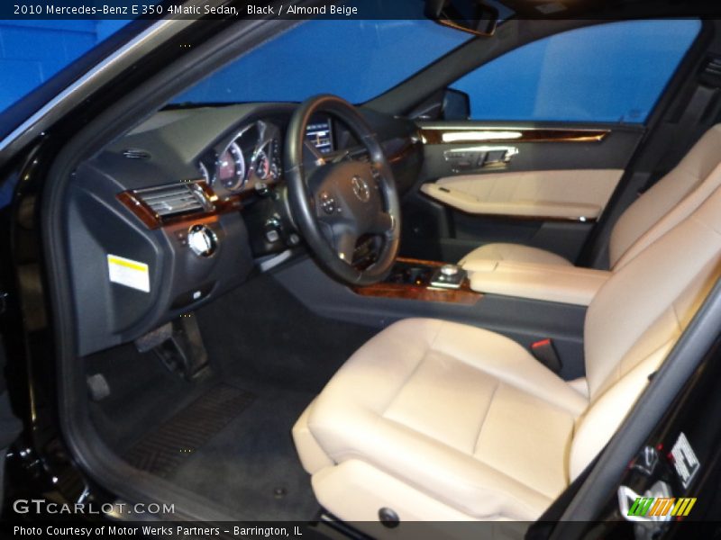 Black / Almond Beige 2010 Mercedes-Benz E 350 4Matic Sedan