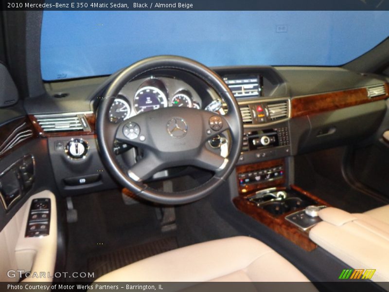 Black / Almond Beige 2010 Mercedes-Benz E 350 4Matic Sedan