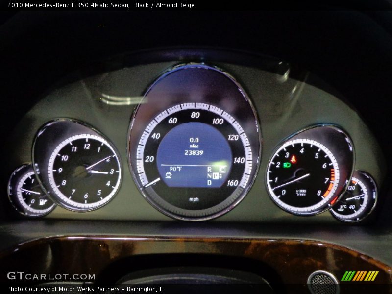 Black / Almond Beige 2010 Mercedes-Benz E 350 4Matic Sedan