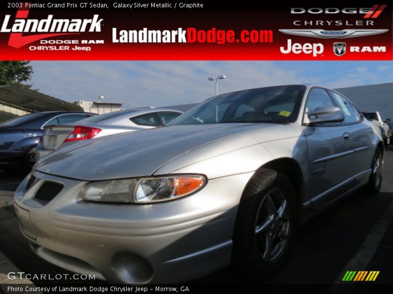 Galaxy Silver Metallic / Graphite 2003 Pontiac Grand Prix GT Sedan