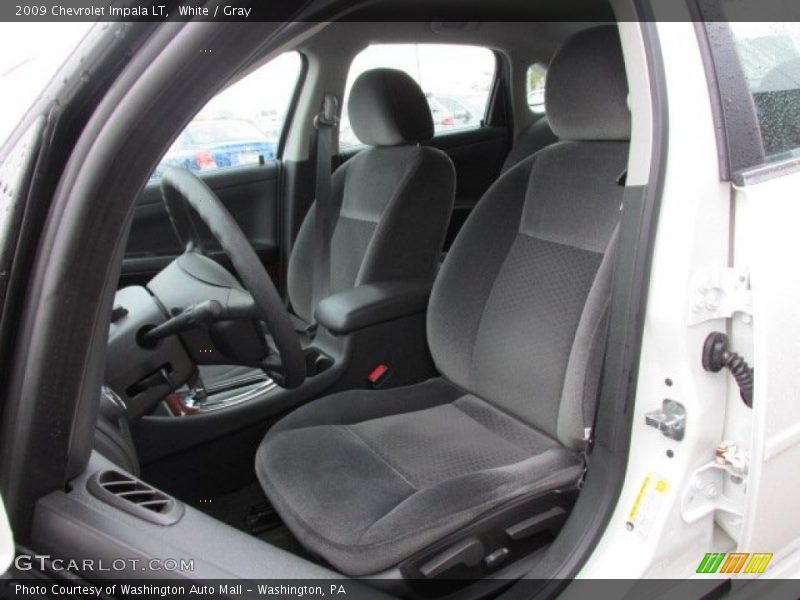 White / Gray 2009 Chevrolet Impala LT